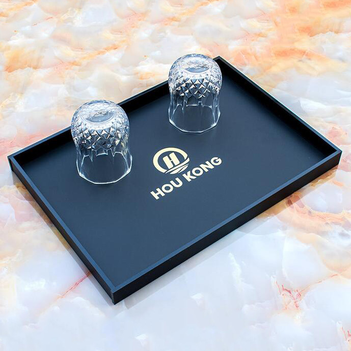 Custom handmade hospitality amenity tray 8205 Custom handmade hospitality amenity tray 8205