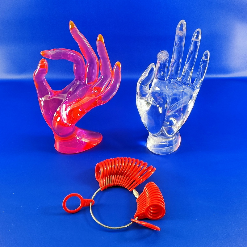 Hands jewelry display;Fingers jewelry displays stand 4140