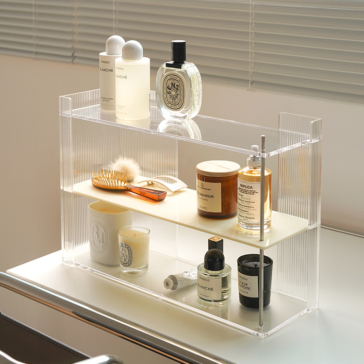 Acrylic storage rack, cosmetics shelf 5E40