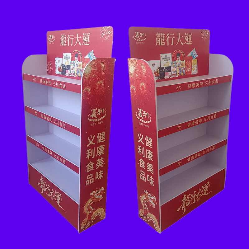 Customized PVC foam board floor display stand 2A26